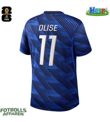 Frankrike Michael Olise #11 Hemmatröja VM 2026 Kortärmad